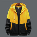 Men's Two-Tone Colorblock Full-Zip Hoodie