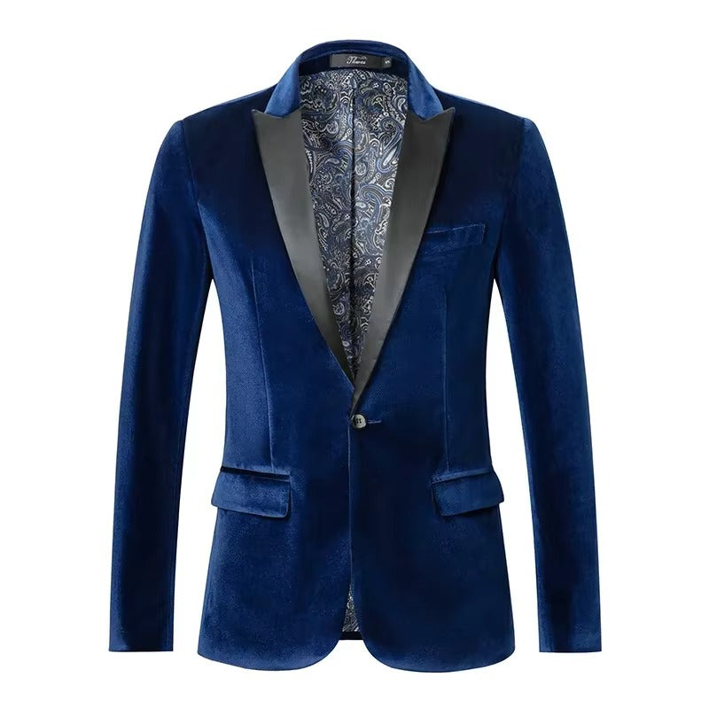 Men's Velvet Tuxedo Blazer