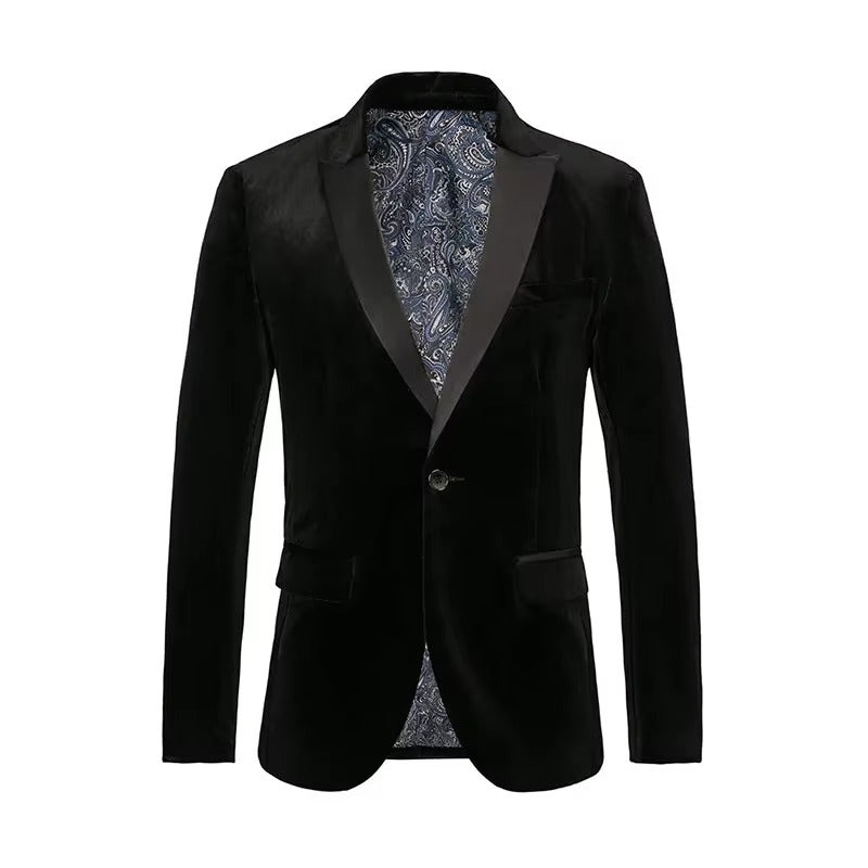 Men's Velvet Tuxedo Blazer