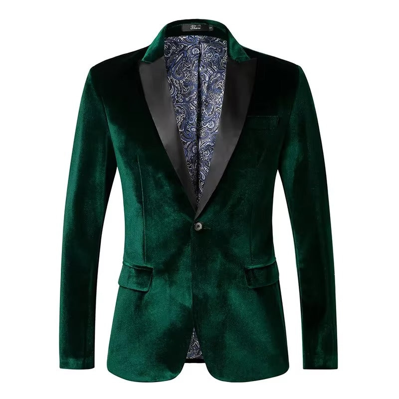 Men's Velvet Tuxedo Blazer