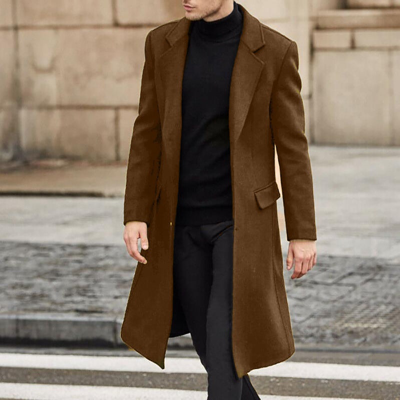 Men's Classic Longline Overcoat
