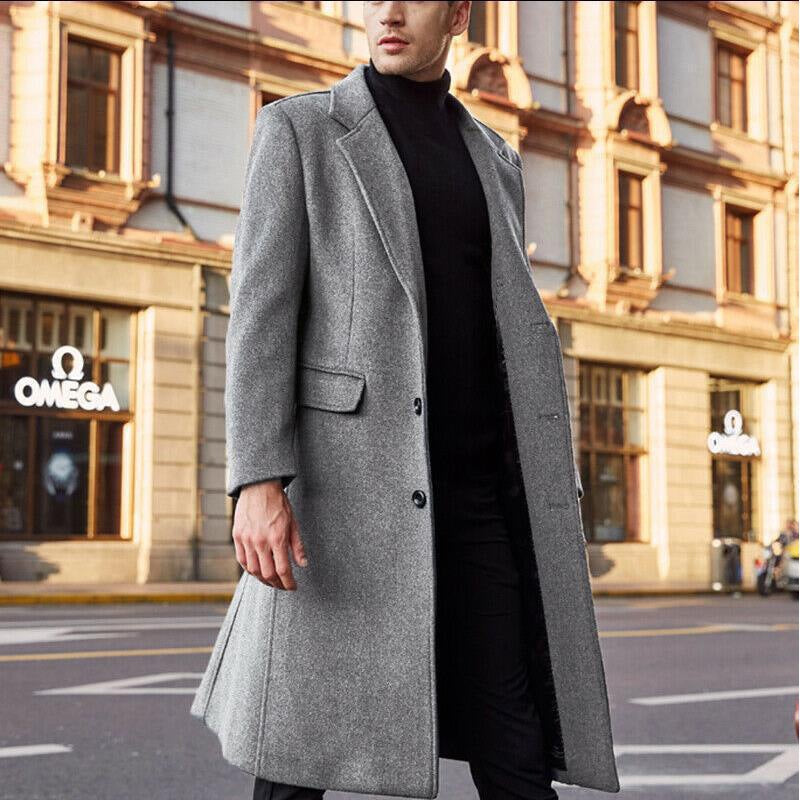 Men's Classic Longline Overcoat