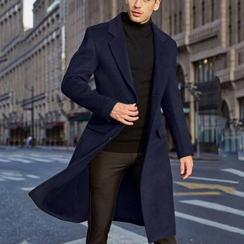 Men's Classic Longline Overcoat