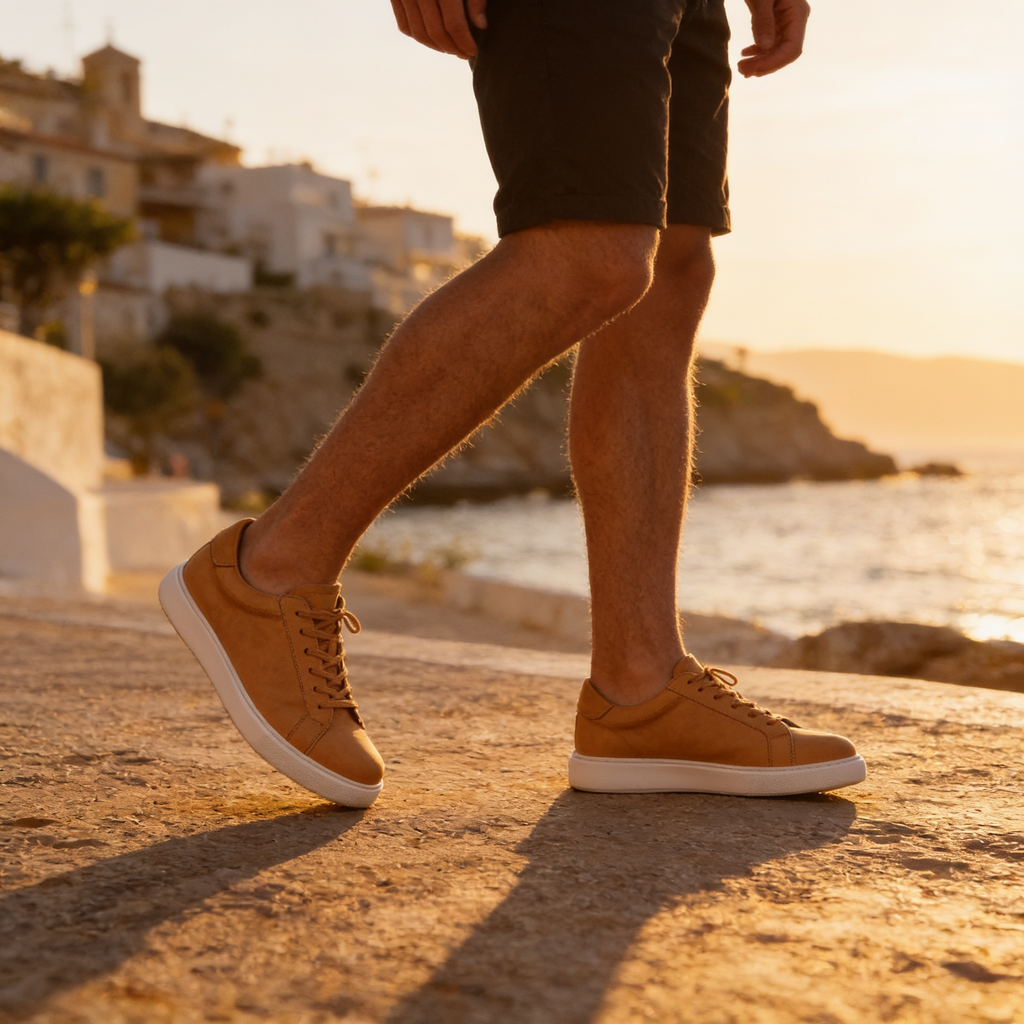 Men's Low-Top Suede Sneakers