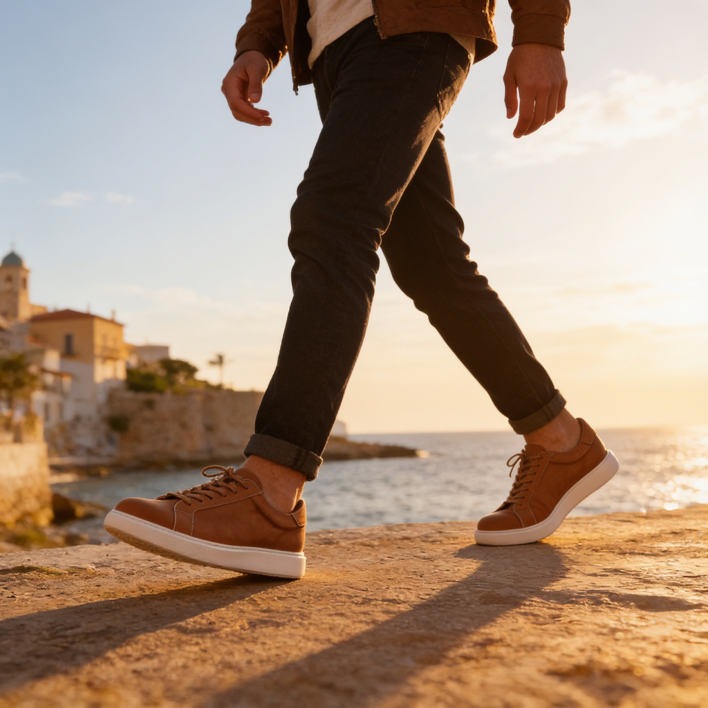 Men's Low-Top Suede Sneakers