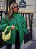 Women's Oversized Padded Bomber Jacket