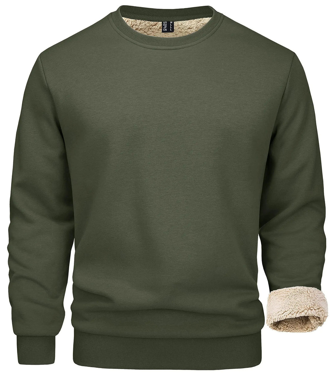 Men's Regular Fit Fleece Crewneck Sweatshirt