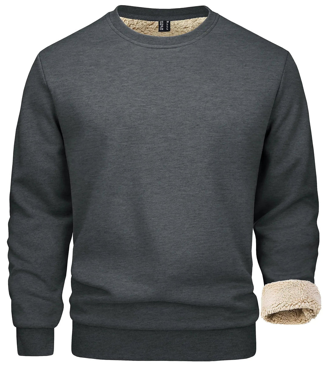 Men's Regular Fit Fleece Crewneck Sweatshirt