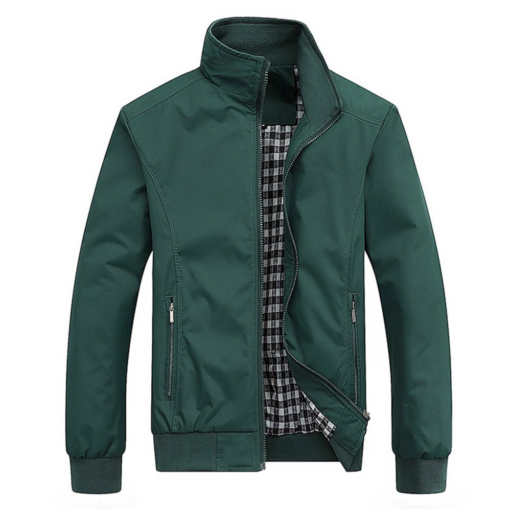 Men's Lightweight Stand-Collar Zip Jacket