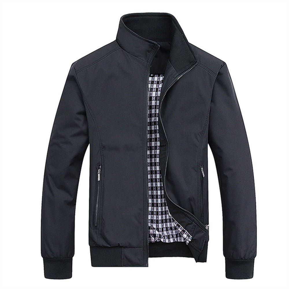 Men's Lightweight Stand-Collar Zip Jacket