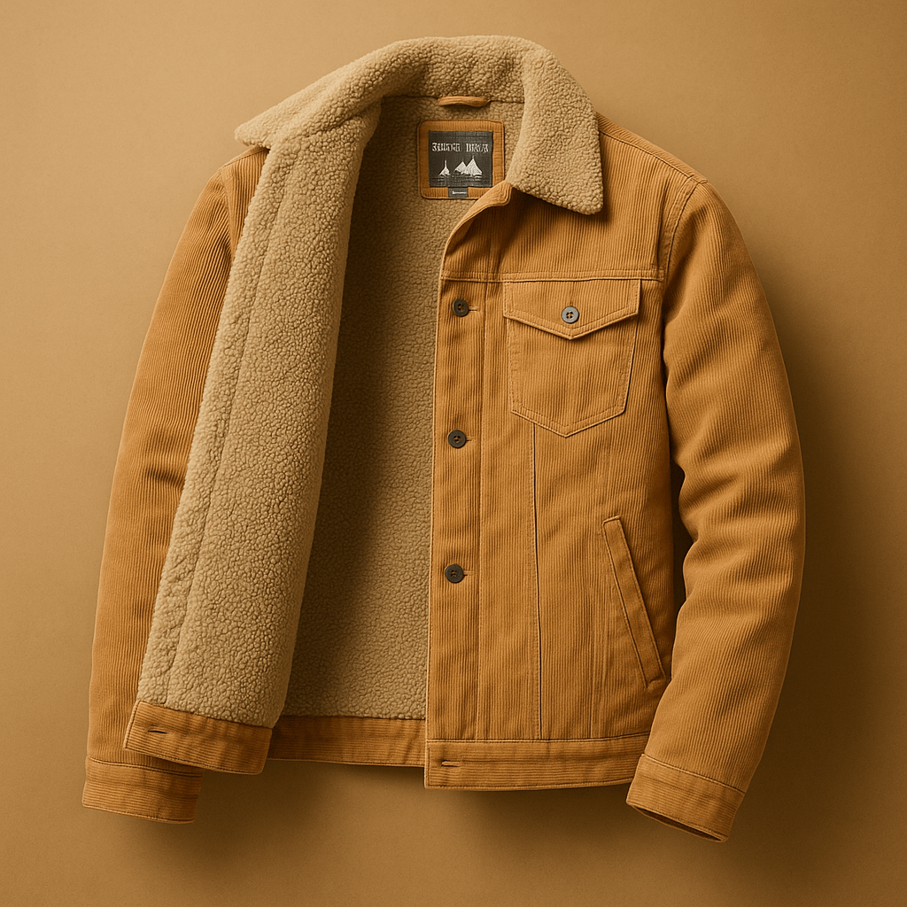Men's Sherpa-Lined Trucker Jacket