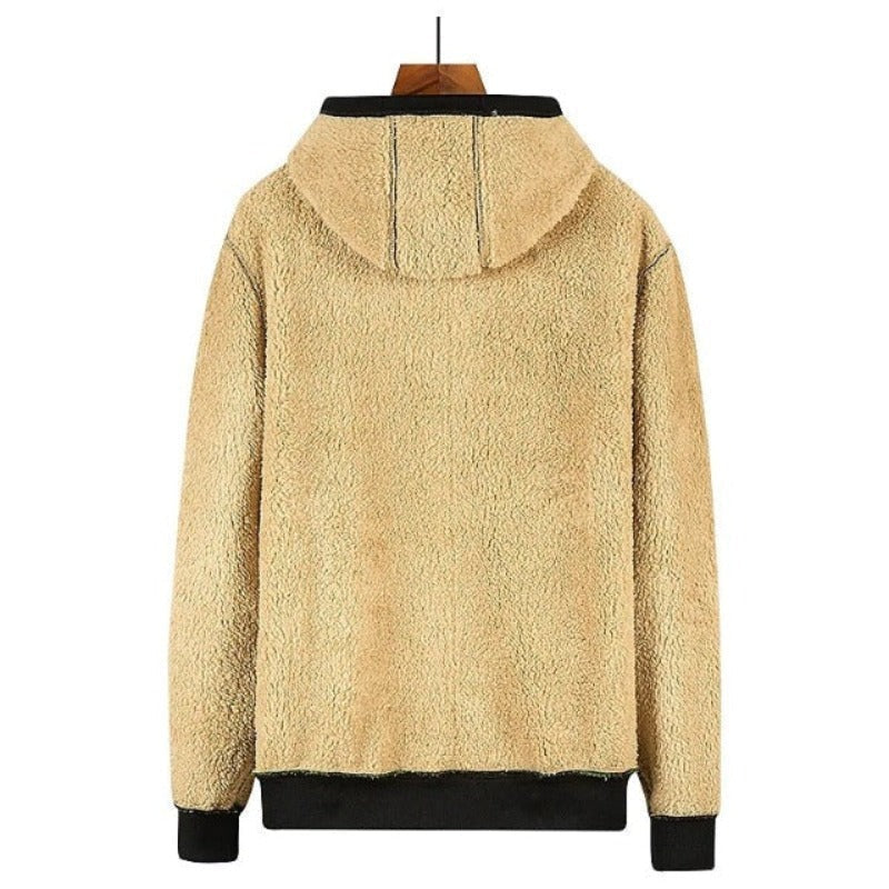 Men's Sherpa-Lined Zip Hoodie