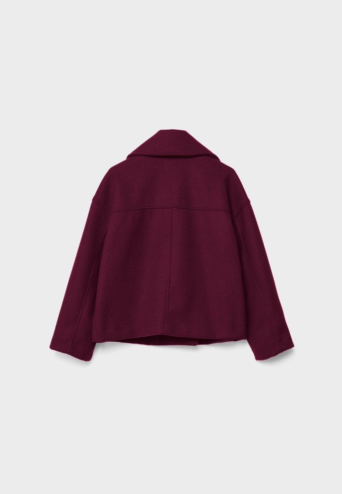 Women's Double-Breasted Short Pea Coat