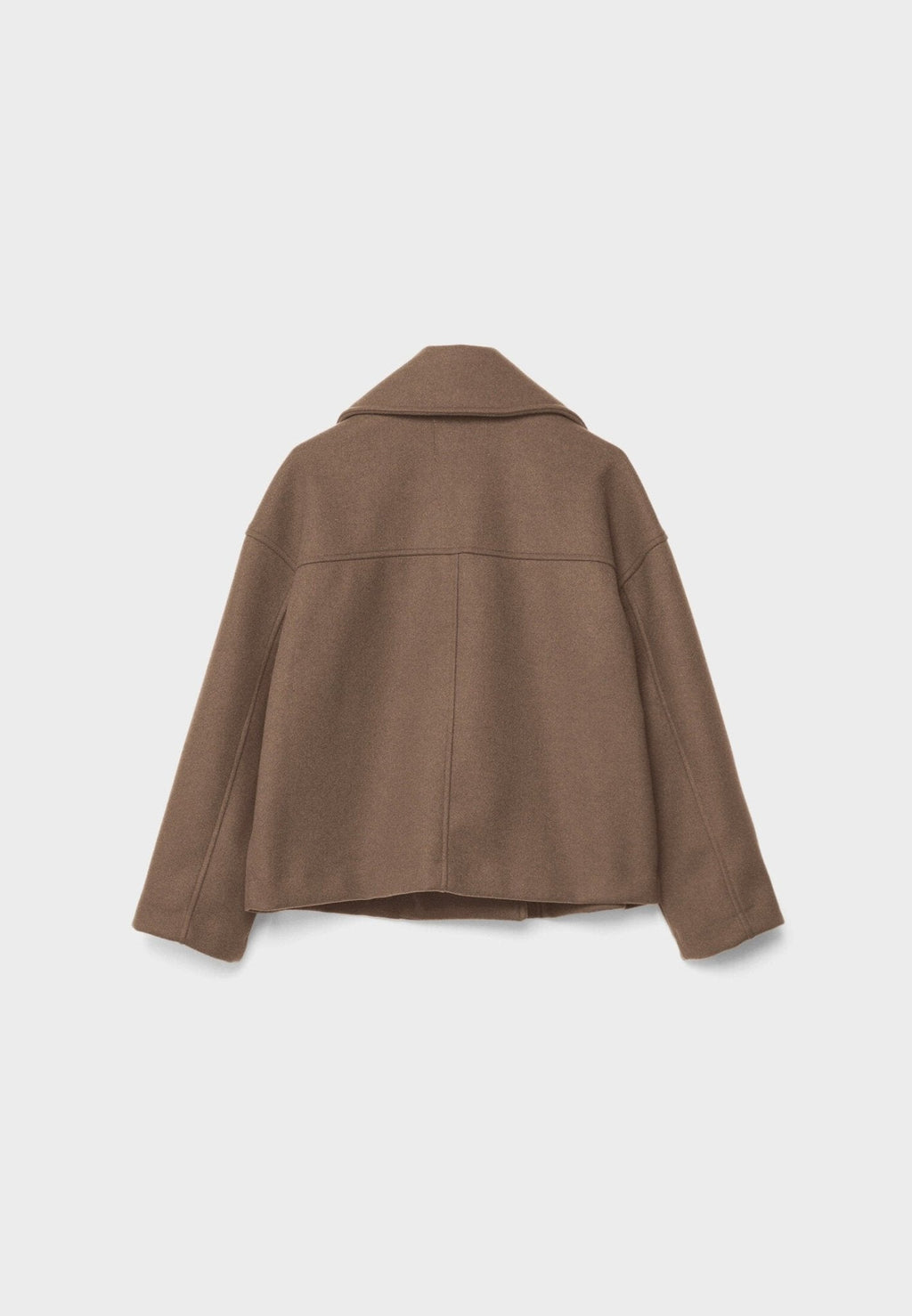 Women's Double-Breasted Short Pea Coat