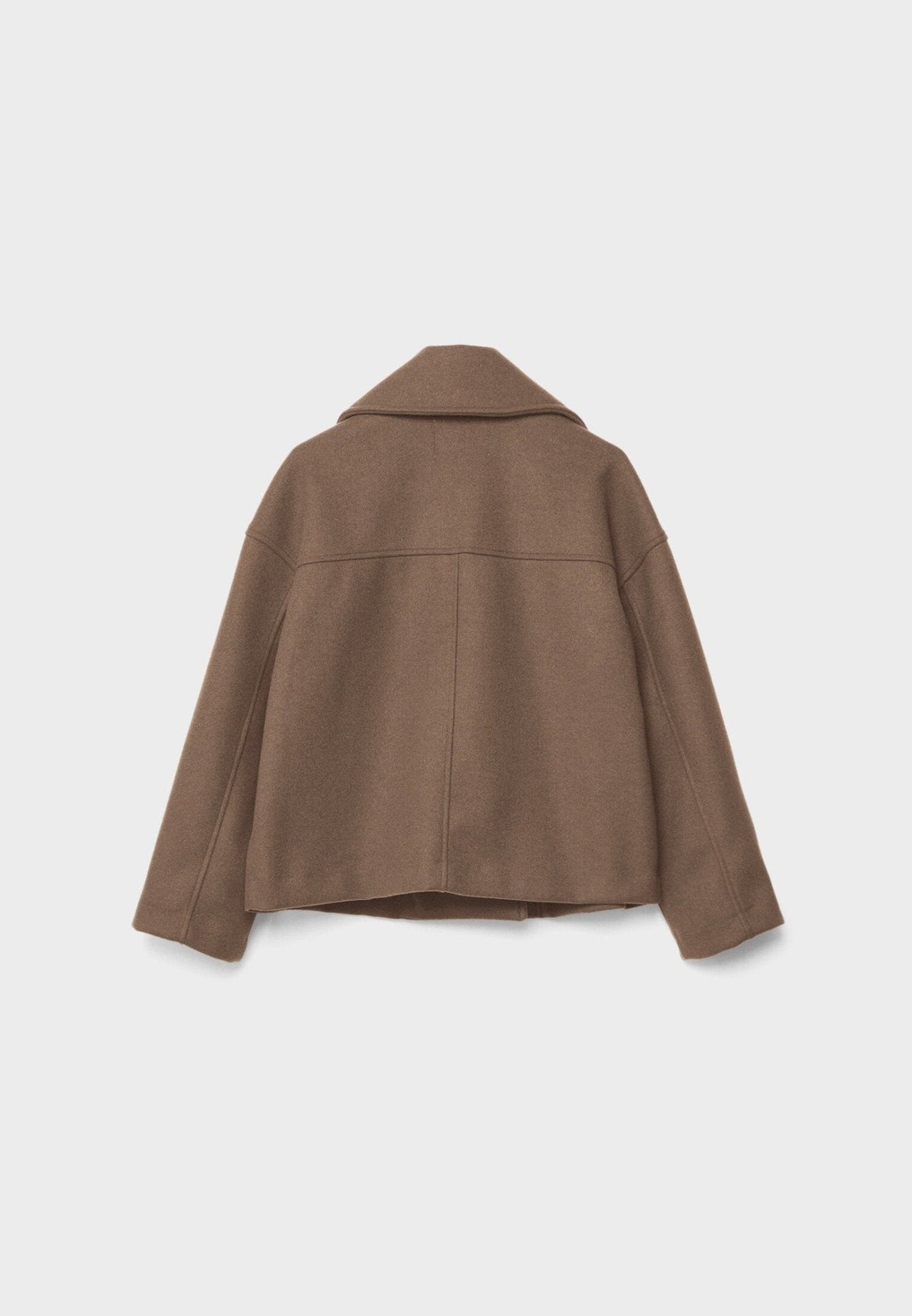 Women's Double-Breasted Short Pea Coat