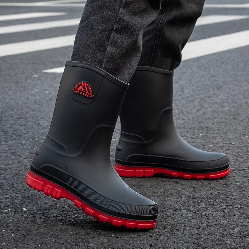 Men's Waterproof Rain Boots