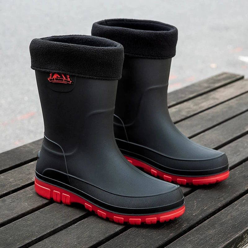 Men's Waterproof Rain Boots