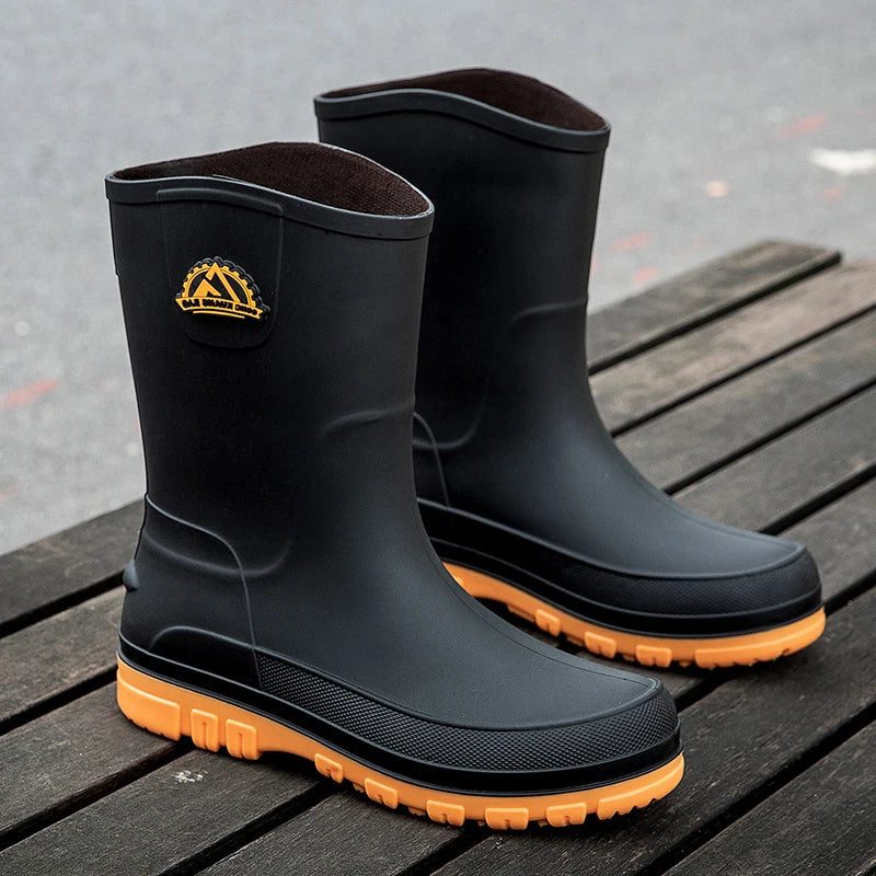 Men's Waterproof Rain Boots