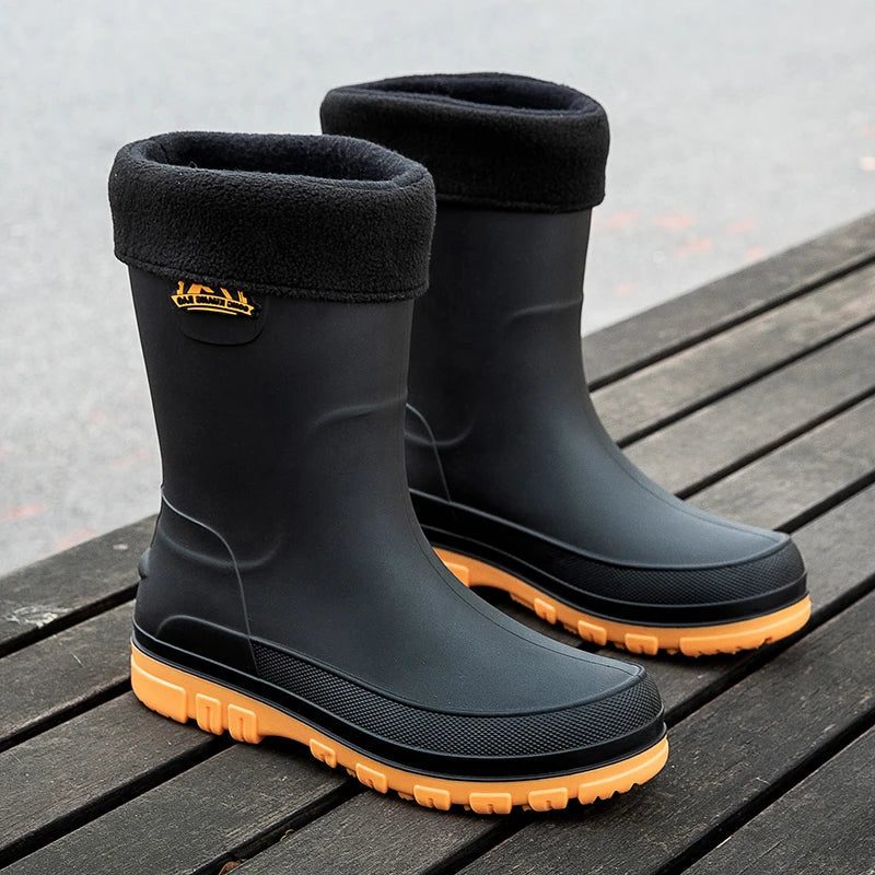 Men's Waterproof Rain Boots