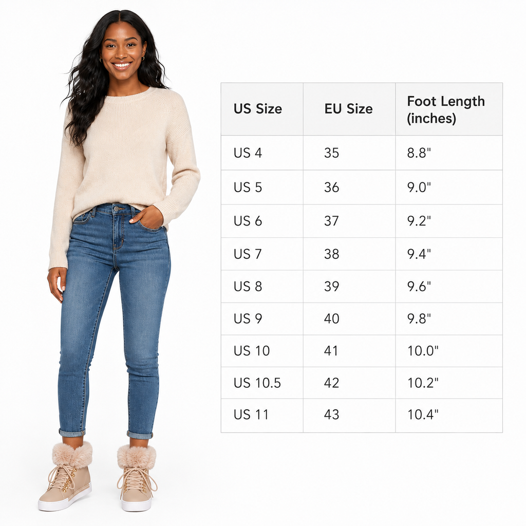 Women's Faux-Fur Lace-Up Ankle Boots