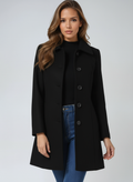 Women's Single-Breasted Winter Trench Coat