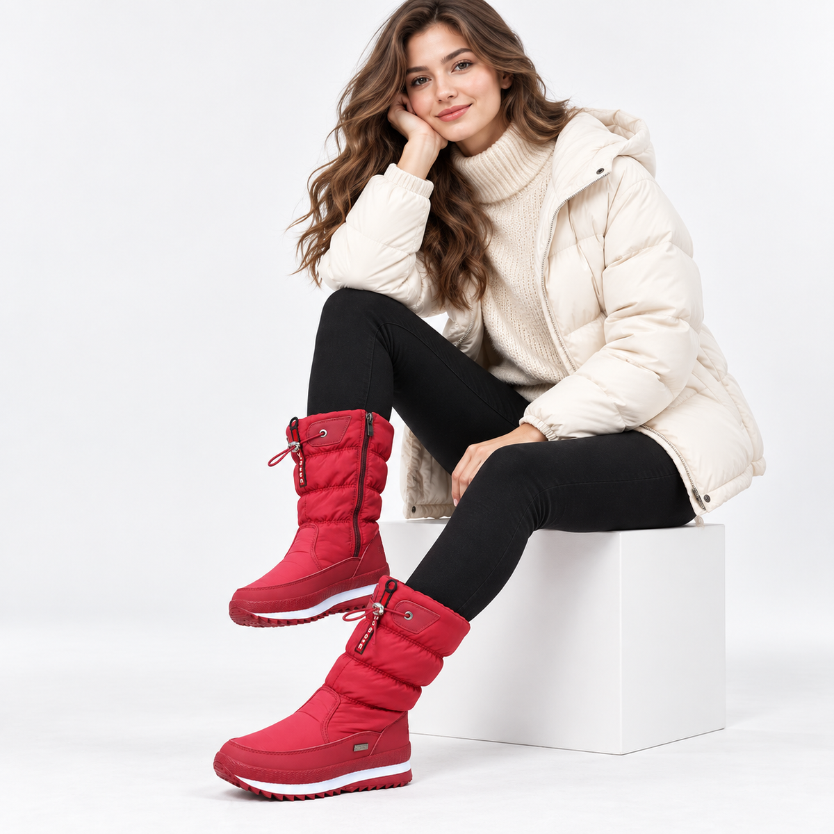 Women's Quilted Winter Snow Boots