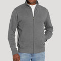 Men's Full-Zip Stand-Collar Knit Cardigan