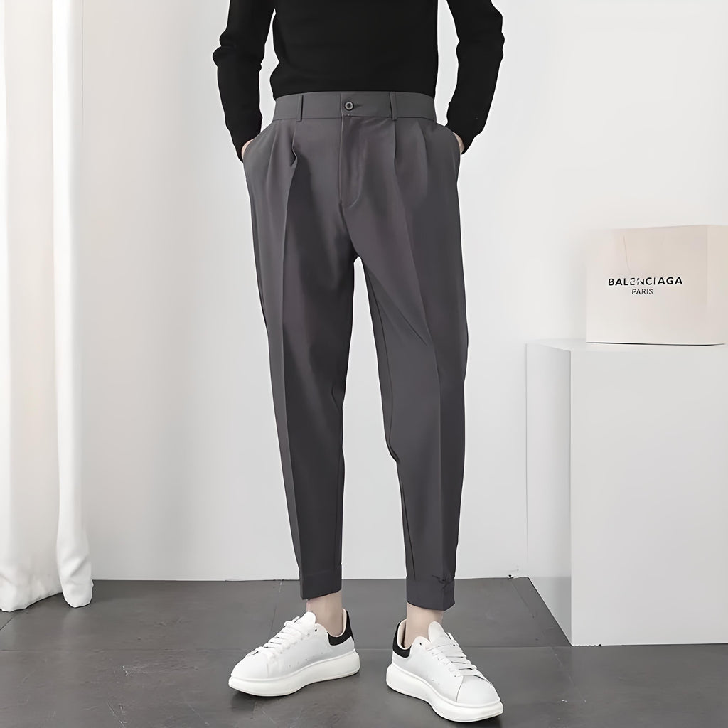 Men's Tapered Stretch Dress Pants